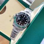 Rolex GMT 2 left hand sprite 40MM Black and Green