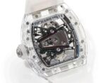 Richard Mille RM38-02 Tourbillon Replica Watch with Crystal Case - Pink Theme - Image 10