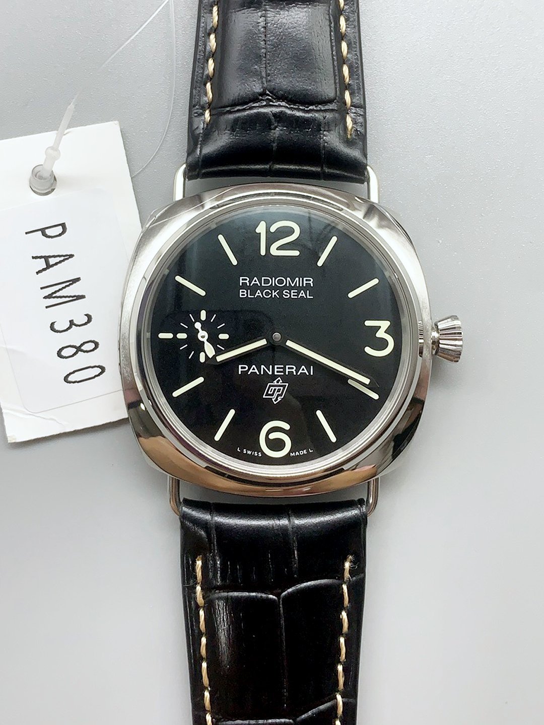 1月11日-318.jpg Panerai Super Clone Radiomir Black Seal PAM380 45MM Black Dial(1;1Super Clone) - Image 1