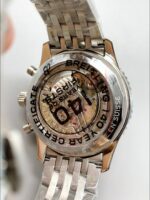 Breitling Navitimer with blue dial and steel bracelet (1:1Super Cloen) - Image 4