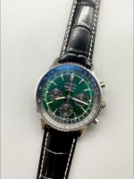 Breitling Navitimer B01 Chronograph 43 Green Dial – 904L Steel Casing (1;1Super Clone) - Image 2