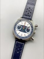 Breitling Top Time Chronograph Blue Leather Strap Watch（1;1Super Clone） - Image 3