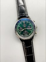 Breitling Navitimer B01 Chronograph 43 Green Dial – 904L Steel Casing (1;1Super Clone) - Image 3