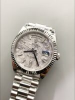 Rolex Day Date Presidential 904L Steel 40MM – Grey Dial (1:1Super Clone) - Image 2