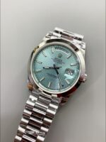 Rolex Day Date Presidential M228206-0004 904L Steel 40MM – Light Blue Dial (1:1Super Clone) - Image 3