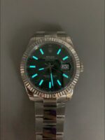 Rolex Datejust Cal.3235 Movement 904L Steel 41MM – Green Fluted Motif Dial (1:1Super Clone) - Image 9