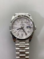 Rolex Day Date Presidential 904L Steel 40MM – Grey Dial (1:1Super Clone)