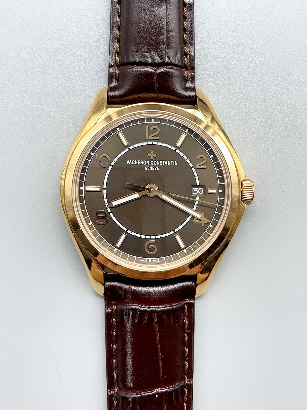 1月16日-217.jpg Vacheron Constantin FiftySix Rose Gold Watch (1:1Super Clone) - Image 1