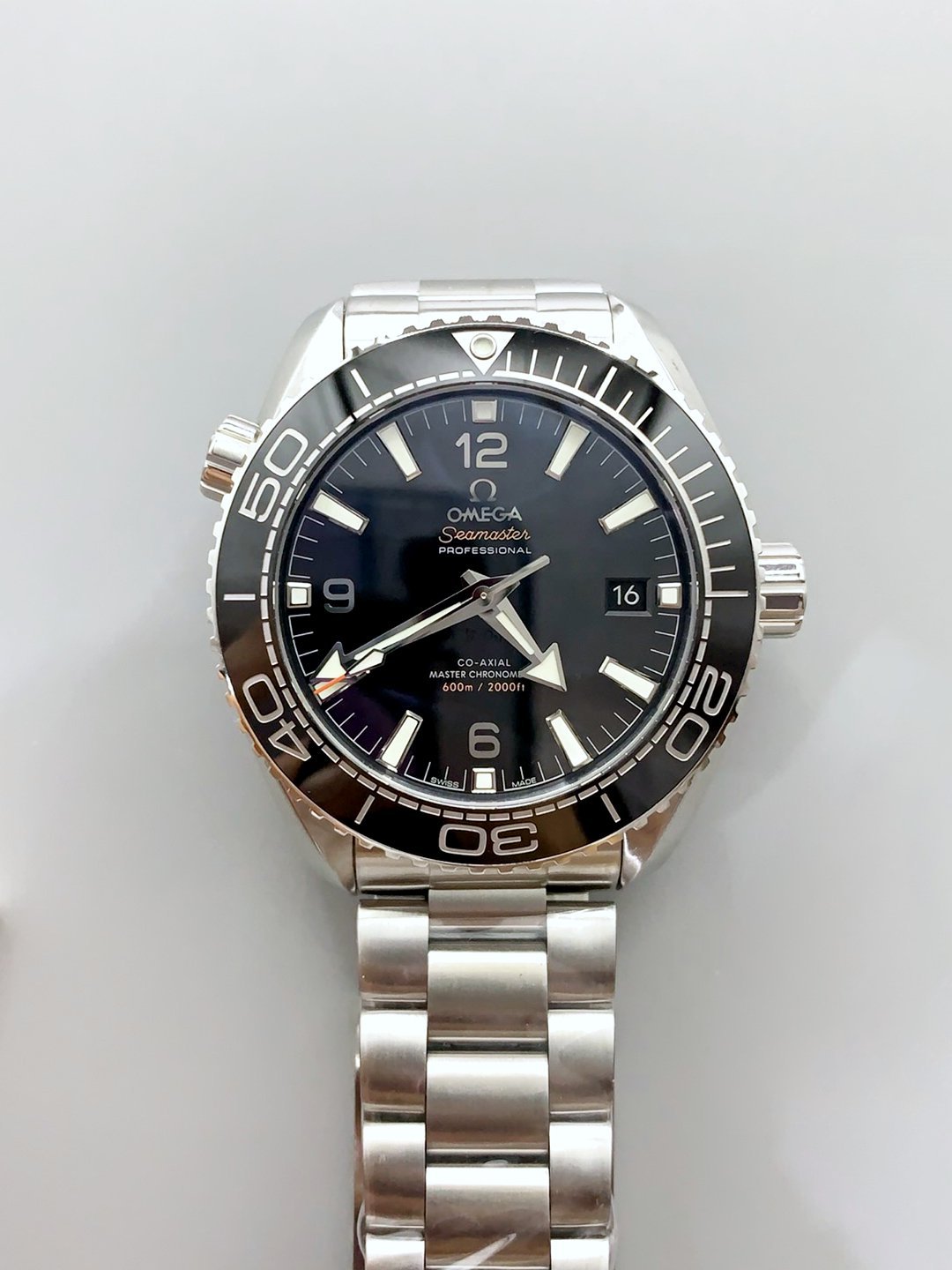 1:1 Superclone Omega Chieftain Series Black Ceramic Ocean Universe 600 meters