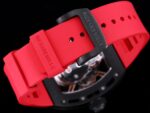Best Swiss Replica RICHARD MILLE RM 52 Watch – Skeleton Tourbillon , Red Strap - Image 9