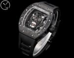 Richard Mille RM52-01 Replica Skull Tourbillon Carbon Fiber Camouflage - Image 9
