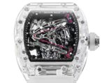 Richard Mille RM38-02 Tourbillon Replica Watch with Crystal Case - Pink Theme - Image 5