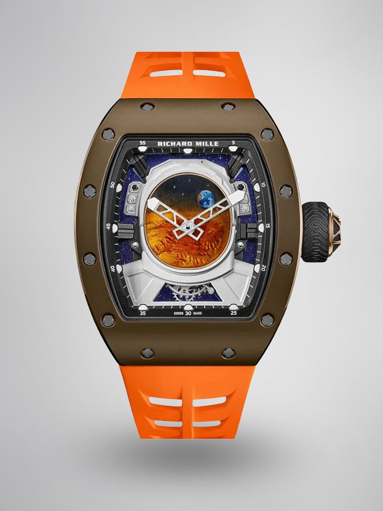 Richard Mille RM 52-05 Pharrell Williams Brown Cermet Tourbillon Replica Watch