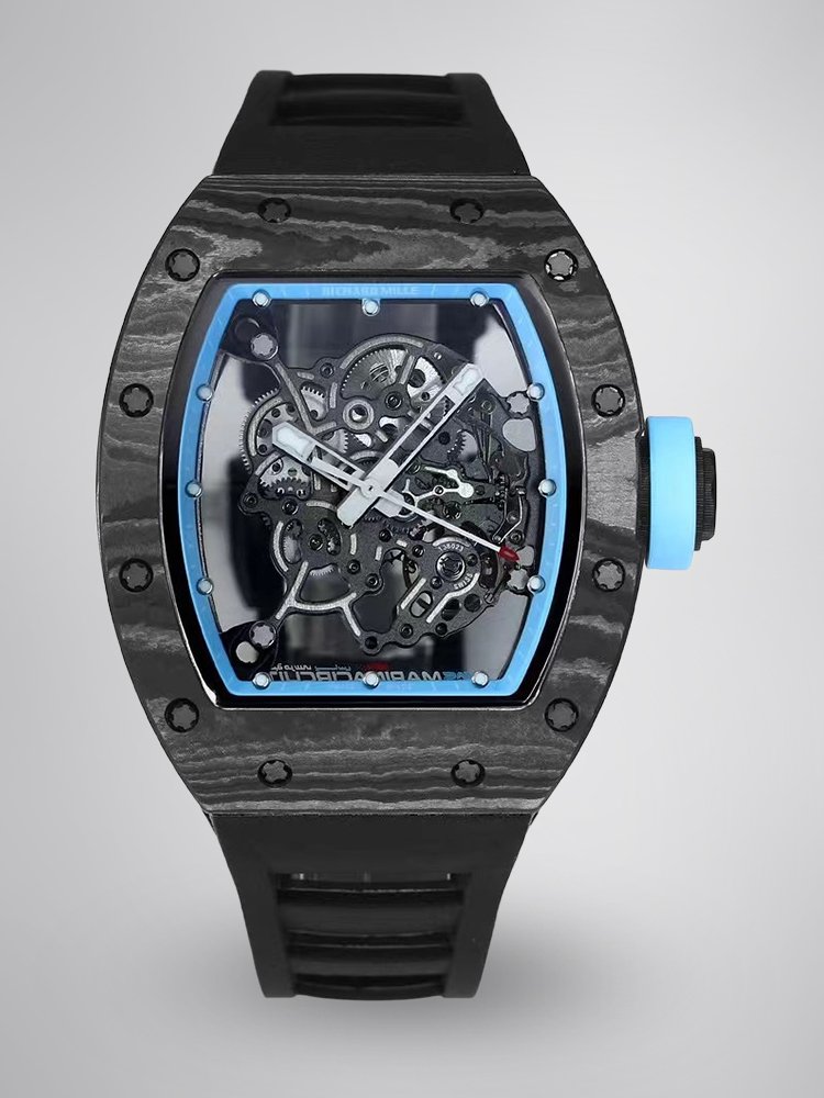 67dc8d75df40a22cb2f77a22f7049677.jpg AAA Replica Richard Mille RM 055 Watch – Lightweight NTPT Carbon, Swiss Craftsmanship - Image 1