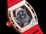RM052 Skeleton Tourbillon Watch Replica - Bold Black Skull Design - Image 2
