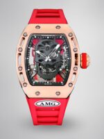 RM052 Skeleton Tourbillon Watch Replica - Bold Black Skull Design