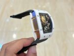 Richard Mille RM 88 Replica AAA – White Ceramic, Black Strap, Swiss Tourbillon Look - Image 5