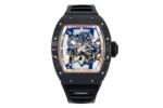 Richard Mille RM055 Skeleton Watch with Black Rubber Strap – Swiss Replica - Image 8