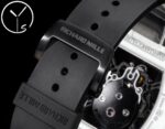 Best Swiss Replica Richard Mille RM52 Skull Tourbillon Watch with Rubber Strap - Image 7