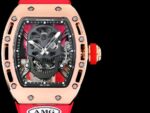 RM052 Skeleton Tourbillon Watch Replica - Bold Black Skull Design - Image 8