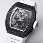 Replica Richard Mille RM055 NTPT Carbon Watch - Swiss Skeleton Dial - Image 3
