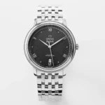 Omega De Ville Black Dial Steel