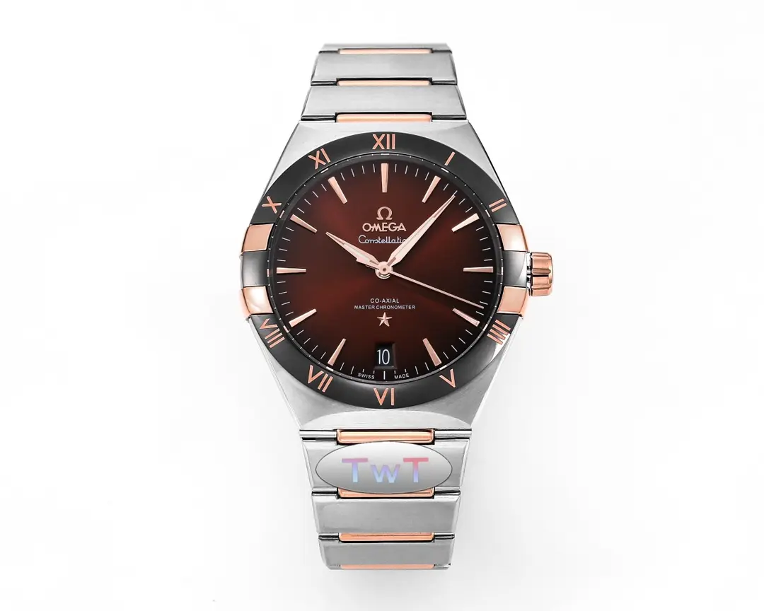 Omega Constellation 41mm Burgundy Dial Steel