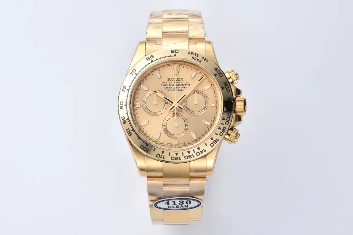 src_0-183.webp Rolex Daytona 116508 Champagne Dial Full Gold Luxury Chronograph - Image 1