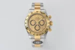 Rolex Daytona with Black Enamel Dial and Moissanite Stones