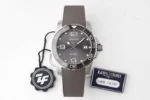 Longines Conquest Grey Dial Rubber Strap