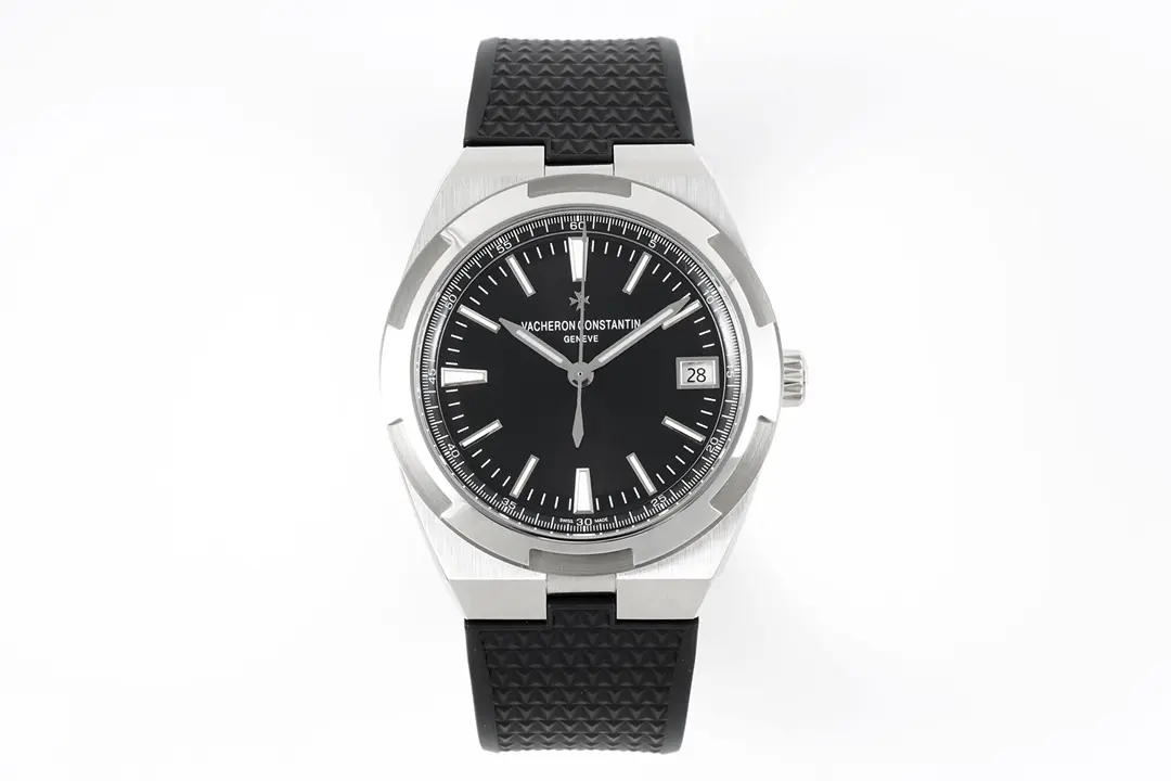src_0-280.webp Vacheron Constantin Overseas 4500V Series – Black Dial, Rubber Strap, Luxury Steel – Quality - Image 1