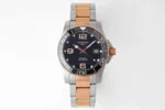 Longines Conquest Black Dial Two Tone – Quality