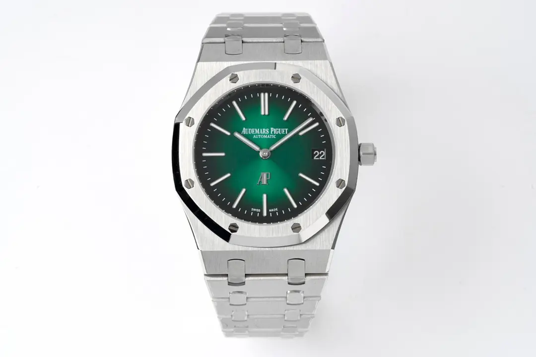 src_0-419.webp Audemars Piguet Royal Oak 15202 Green Steel - Image 1