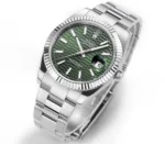 Rolex Datejust 41mm Green Fluted Bezel - Image 2