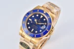 Rolex Submariner 40mm Blue Dial Gold Tone Watch – 116618 Series - Image 2