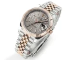 Rolex Datejust 41mm Watch with Platinum Bezel, Grey Dial - Image 2