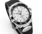 Omega Constellation Meteorite Watch Black Leather - Image 3