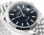 Rolex Datejust 41mm Watch – Gold Sandstone Dial, Stainless Steel Jubilee Bracelet - Image 3