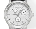 Vacheron Constantin Traditionnelle 83520/000R-9909 – Silver Dial, Black Leather Strap, Multi-Function Automatic Quality - Image 3