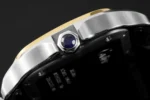 Cartier Santos de Cartier Watch Silver Gold White - Image 8