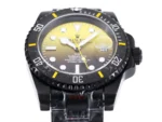 Rolex Submariner PARAKEET – Custom Gradient Green Dial, Black Carbon Fiber Bezel, 904L Stainless Steel - Image 4