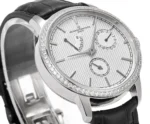 Vacheron Constantin Traditionnelle 83520/000R-9909 – Silver Dial, Black Leather Strap, Multi-Function - Image 6