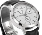Vacheron Constantin Traditionnelle 83520/000R-9909 – Silver Dial, Black Leather Strap, Multi-Function Automatic Quality - Image 4