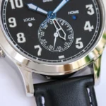 Patek Philippe Calatrava Pilot Travel Time Black Dial - Image 5