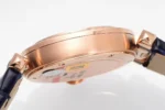 Cartier Pasha de Cartier 30mm Rose Gold Blue Leather - Image 9