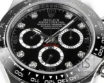 Rolex Daytona 4130 Black Dial Rubber Strap Men’s Chronograph - Image 6