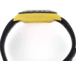 Rolex Daytona Carbon Fiber Night Glow Case Watch – Yellow with Black Strap - Image 6