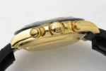 Rolex Daytona – Gold & Black Rubber Strap - Image 6