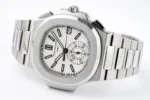 Patek Philippe Nautilus 5980 Silver Chronograph – Watch & Excellence - Image 6