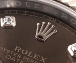 Rolex Datejust 41mm Watch – Brown Dial, Two-Tone Steel and Rose Gold, Fluted Bezel - Image 6
